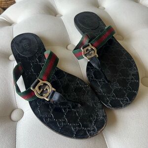 Gucci flip flops